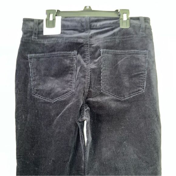 Talbots Navy Blue High Waist, Straight Leg Corduroy Pants size 2P NWT - Picture 7 of 13